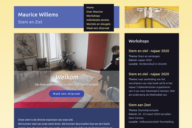 Website Maurice Willems