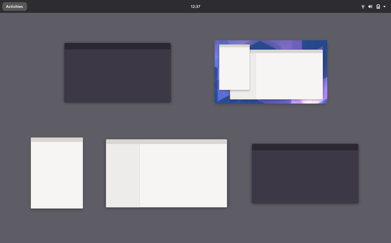 New design GNOME window management